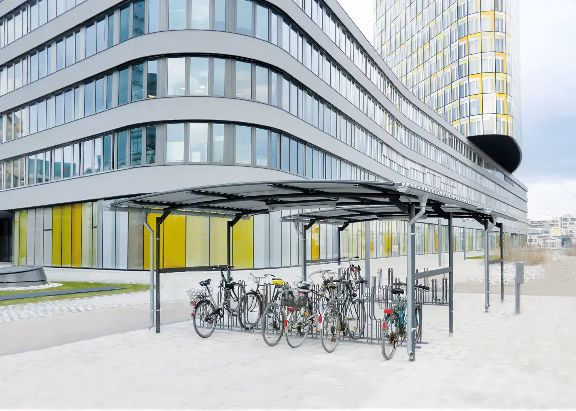 Fahrradüberdachung BWA® Bogendach