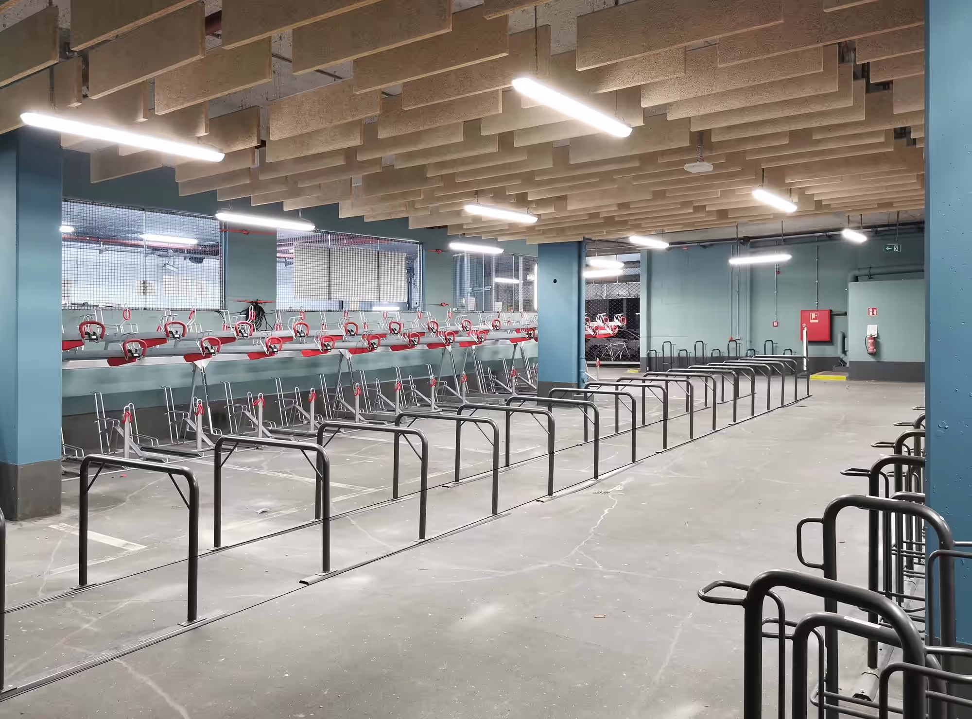 Fahrradparkhaus am Münchner Hauptbahnhof