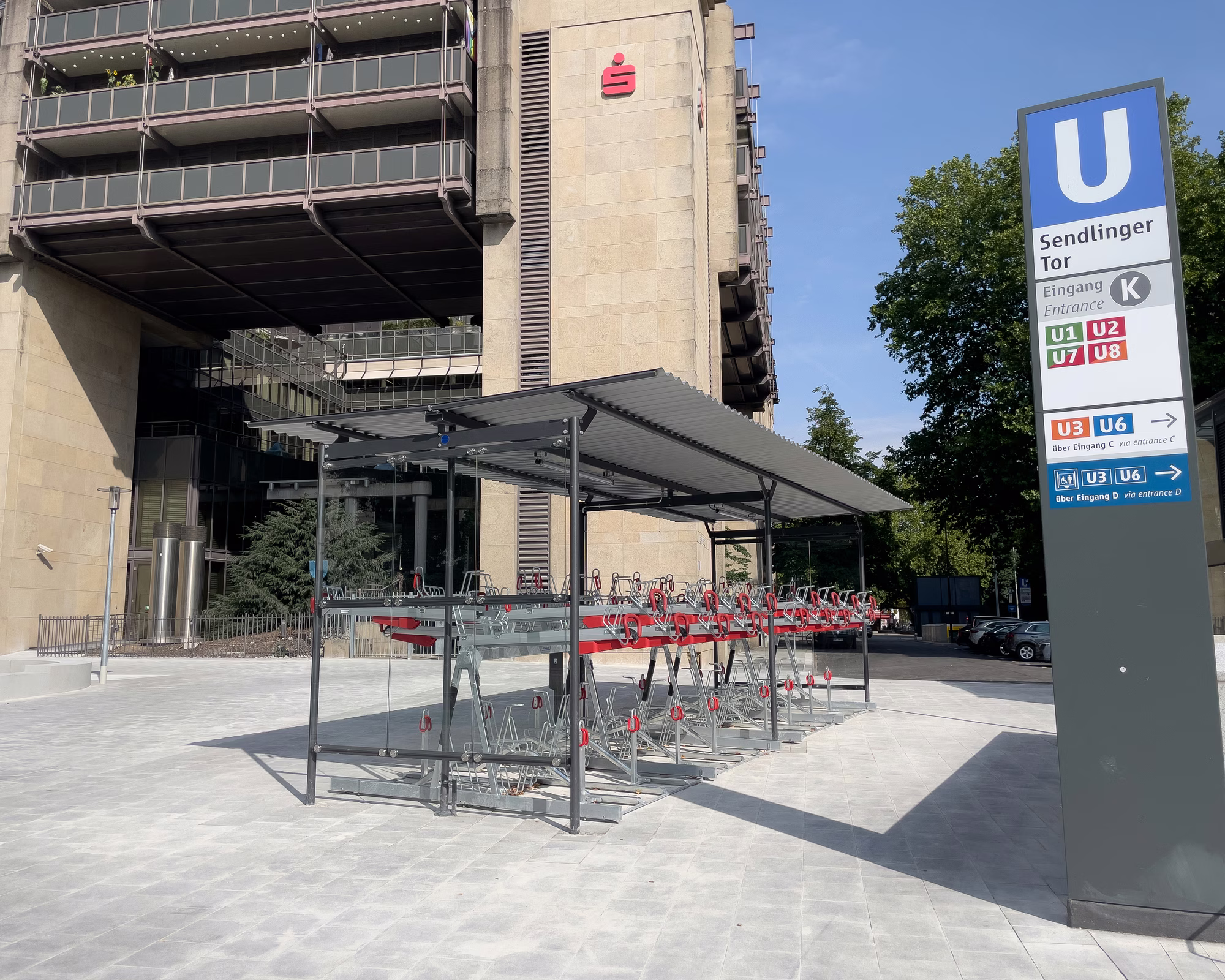 Fahrradparken am Sendlinger Tor