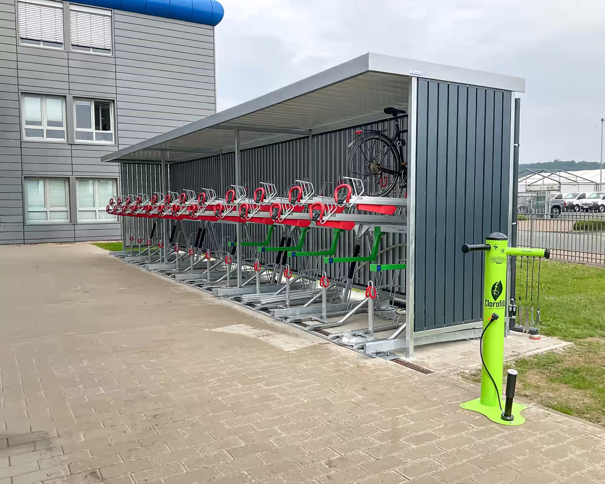 Fahrradüberdachung in Melle