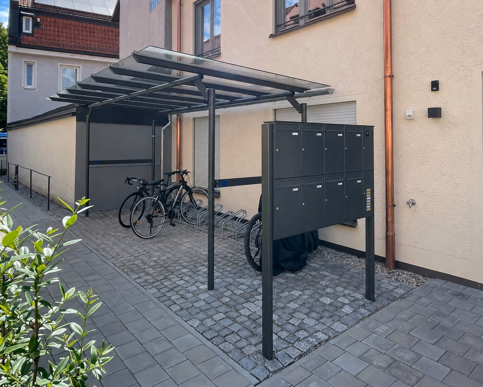 Fahrradüberdachung am Pfanzeltplatz