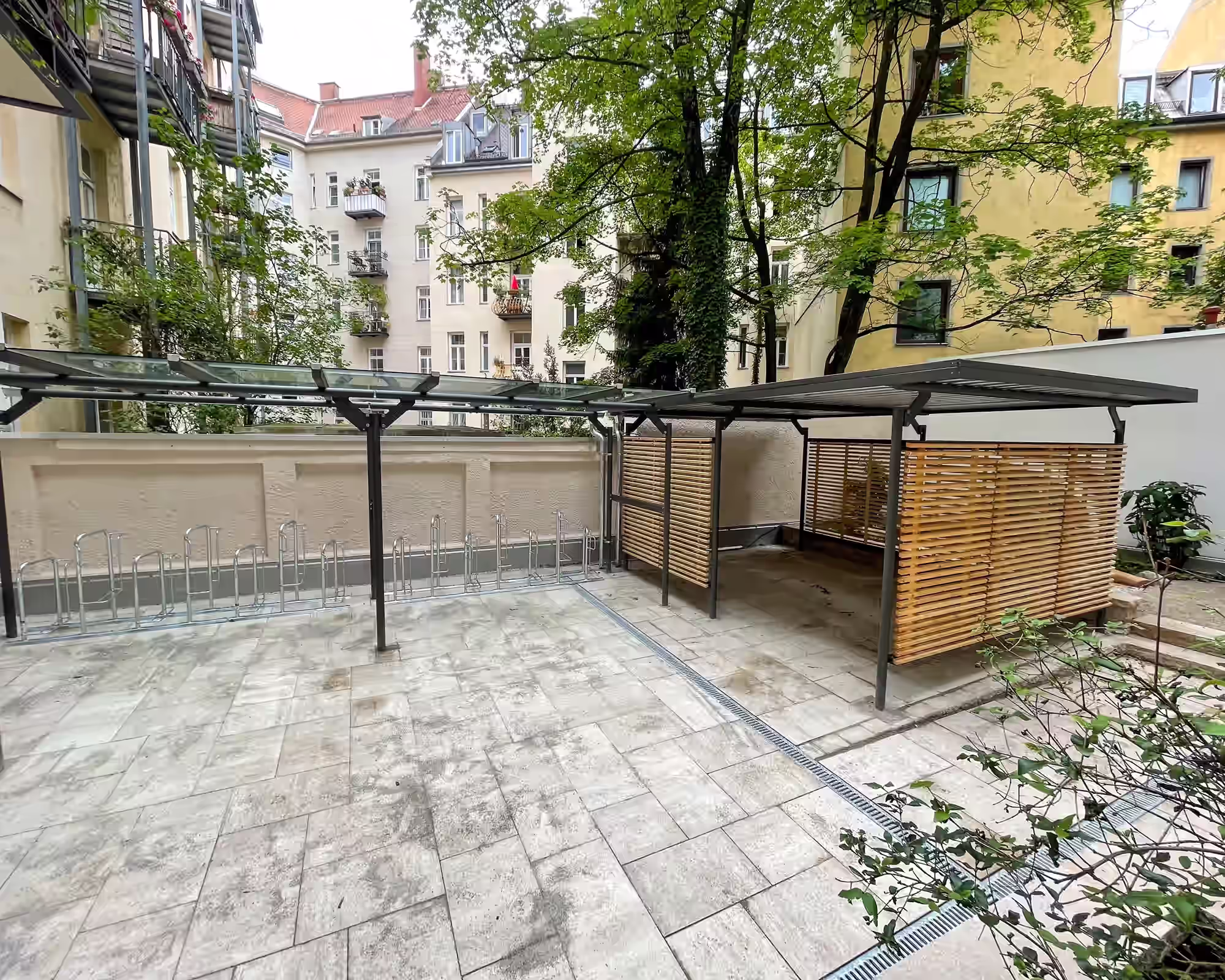 Hinterhof Giesing – Wohnanlage Schornstraße